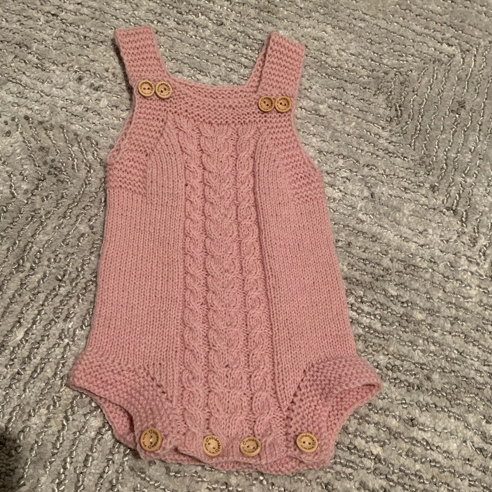 Wool knit custom Handmade overall